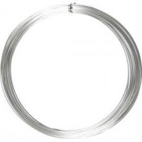 Aluminiumdraht, Stärke: 1 mm, Silber, rund, 16m [HOB-518315]
