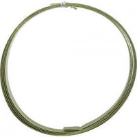 Aluminiumdraht, B 15 mm, Stärke: 0,5 mm, Grün, flach, 2m [HOB-518332]