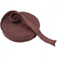 Strickschlauch, B 40 mm, Altrot/Grau, 10m [HOB-53904]