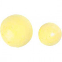 Kugel-Mix, D: 15+20 mm, Gelb, Baumwolle, 10sort. [HOB-54103]