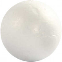 Styropor-Kugeln, D: 10 cm, Weiß, Styropor, 5Stck. [HOB-543100]