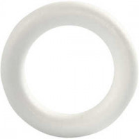 Ring, Außenmaße 17 cm, Stärke: 30 mm, Weiß, Styropor, 1Stck [HOB-54317]