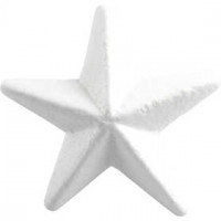 Stern, B 11 cm, Weiß, Styropor, 5Stck. [HOB-54329]
