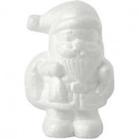 Nikolaus, H 11 cm, Weiß, Styropor, 1Stck [HOB-54339]