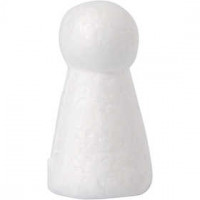 Styropor-Kegel, H 5,5 cm, Weiß, Styropor, 25Stck. [HOB-54344]
