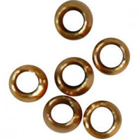 Quetschperlen, D: 2 mm, Vergoldet, 1000Stck. [HOB-60108]