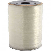 Elastischer Schmuckfaden, Stärke: 1 mm, rund, 500m [HOB-61549]