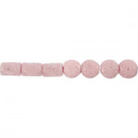 Harzperlen, Größe 24x38 + 31x22 mm, Lochgröße 2 mm, Rosa, 7sort. [HOB-63105]