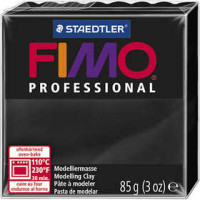 FIMO® Professional Jewellery Clay, Schwarz, 85g [HOB-78573]