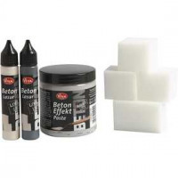 Beton-Farbpaste, Grau, 1Set [HOB-78667]