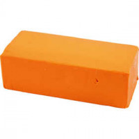 Soft Clay Knetmasse, Größe 13x6x4 cm, Neonorange, 500g [HOB-78689]