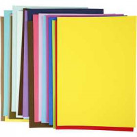 Moosgummiplatten - 20 Farben, A3 30x42 cm, ca. 2 mm, 20Bl. sort. [HOB-95239]
