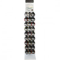 Aluminiumdraht, H 1700 mm, B 400 mm, Sortierte Farben, inkl. Display, 135Teile, Tiefe 300 mm [HOB-974603]