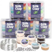 Silk Clay® - Figuren-Set für Schulklassen, Basic 1, 1Set [HOB-97804]