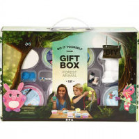 Geschenkbox für kreatives Gestalten, Waldwesen aus Knetmasse, 1Set [HOB-98117]