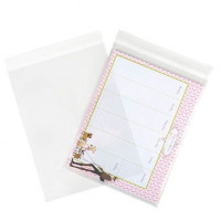Klappenbeutel 22,9x30,5cm Hochtransparent (100 Stück) [B912]