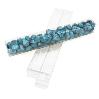 Klarsichtschachteln 5,2x5,2x43,2cm Kristallklar mit Automatikboden (25 Stück) [FPLB350]