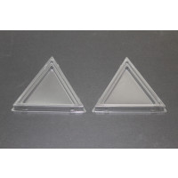 Kunststoff Deckel Dreieckig 10,2x7,8x1,5cm (100 Stück) [CLT4]