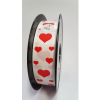 Kräuselband Herze 30mm x 91 meter (1 Rolle) [HV-HEA30]