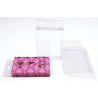 Klarsichtschachteln 11,4x1,3x14,9cm mit Aufhängemöglichkeit (25 Stück) [HFB6]