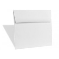 Umschläge mit Leinenstruktur Weiß 14x14cm (50 Stück) [E260]