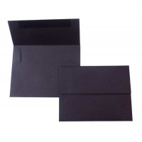 Umschläge Schwarz 14,6x11,1cm Premium Undurchsichtig (50 Stück) [E122]