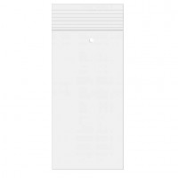 Druckverschlussbeutel mit Luftloch 10x20,5cm Kristallklar PP 50 Mikron (100 Stück) [ZC48V]