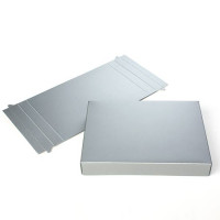 Pappschachteln Grau 9,5x1,6x13,7cm (25 Stück) [GY10]