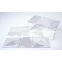 Klarsichtschachteln 10,8x4,1x10,8cm mit Automatikboden (25 Stück) [FPLB194]