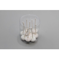 Klarsichtschachteln Rund 5x15cm geklebter Boden und loser Deckel (25 Stück) [KJ-5X15V]