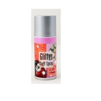 Sprühfarbe Silber Glitzer 150 ml für Bastler und Floristen (1 Dose) [HV-SG150SI]
