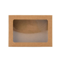 Pappschachteln mit Fenster 21,5x2,5x31cm (25 Stück) [WKRGA4]