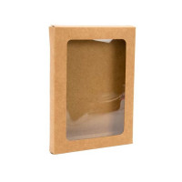 Pappschachteln mit Fenster 12,5x1,5x16,8cm (25 Stück) [WKRG2]