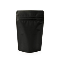 Standbodenbeutel Mattschwarz 17x9x28,5cm | 340 Gramm (100 Stück) [ZBGM4MB]
