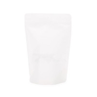 Standbodenbeutel Reispapier Weiß 15x9x23,2cm | 312 Gramm (100 Stück) [ZBGR7W]