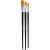 Gold Line Pinsel, Groß, L 31+32+33,5 cm, B 12+16+20 mm, flach, 3sort. [HOB-100276]