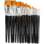 Gold Line Pinsel - Sortiment, Nr. 0+2+4+8+12+16+20 , B 2-24 mm, Flach, 30sort. [HOB-10249]