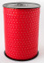 Kräuselband mit Punkte Rot 10 mm x 225 mtr (1 Rolle) [HV-PLS10R]