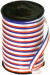 Kräuselband mit Rot, Weiß und Blaue Streifen 10 mm x 225 mtr (1 Rolle) [HV-PLS10RWB]