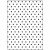 Präge-Schablone, Größe 13x18,5 cm, Stärke: 2 mm, Punktmuster, 1Stck [HOB-11775]