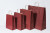 Papiertragetaschen Dunkelrot 26+12x35cm Kraft 90 Gramm (50 Stück) [PAM2635DKR]