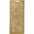Sticker, Blatt 10x23 cm, Gold, Rosen, 1Bl. [HOB-170079]