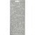 Sticker, Blatt 10x23 cm, Silber, Rentier, 1Bl. [HOB-170109]