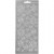 Sticker, Blatt 10x23 cm, Silber, Schneeflocken, 1Bl. [HOB-170145]