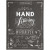Übungsheft "Hand Lettering", Größe 21x28 cm, Stärke: 1 cm, Dänischer Text, 1Stck, 63 Seiten [HOB-19291]