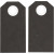 Geschenkanhänger, Schwarz, Größe 6x3 cm,  250 g, 20Stck. [HOB-234002]