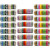 Washi Tape - Sortiment, B 15 mm, 200Rollen [HOB-25209]