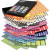 Color Bar, A4 210x297 mm,  250 g, Sortierte Farben, gemustert, 160Bl. sort. [HOB-25457]