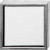 ArtistLine Canvas with frame, outer size 24x24 cm, depth 3 cm, 1 pc, white, antique silver [HOB-257520]