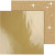 Design Papier, Blatt 30,5x30,5 cm,  120+128 g, Gold, 2Bl.,  [HOB-26334]
